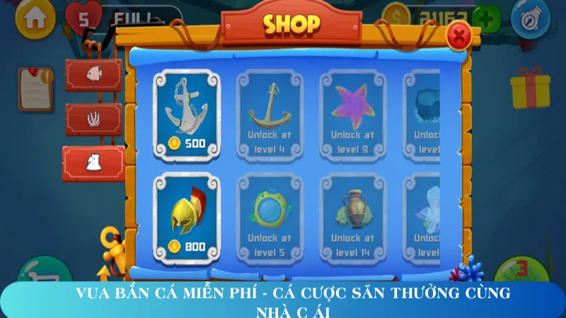 vua ban ca mien phi ca cuoc san thuong cung nha cai